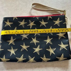 Black & Gold Star Make-Up Bag